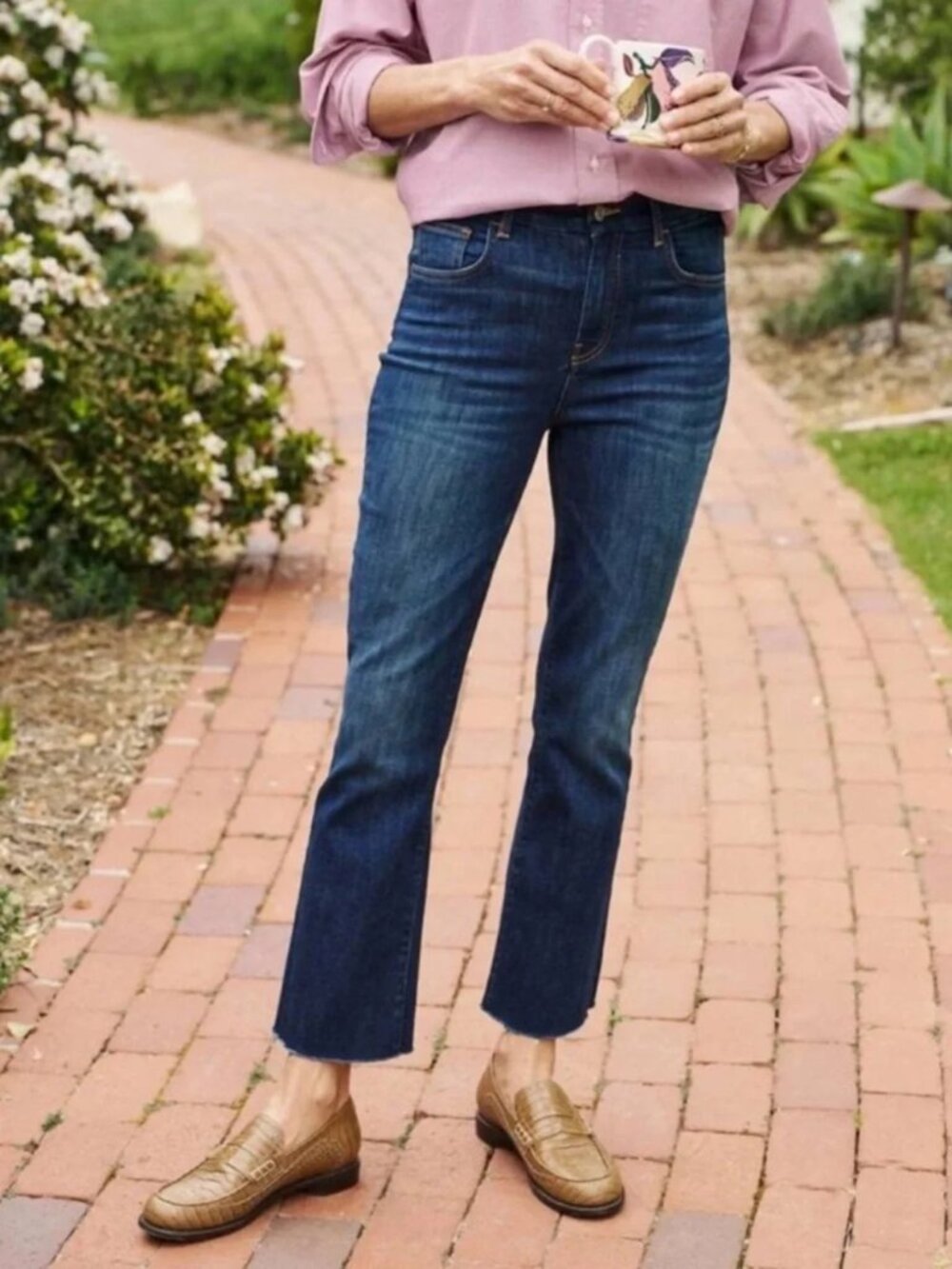 Frank & Eileen Killian Crop Flare Jean Size 30